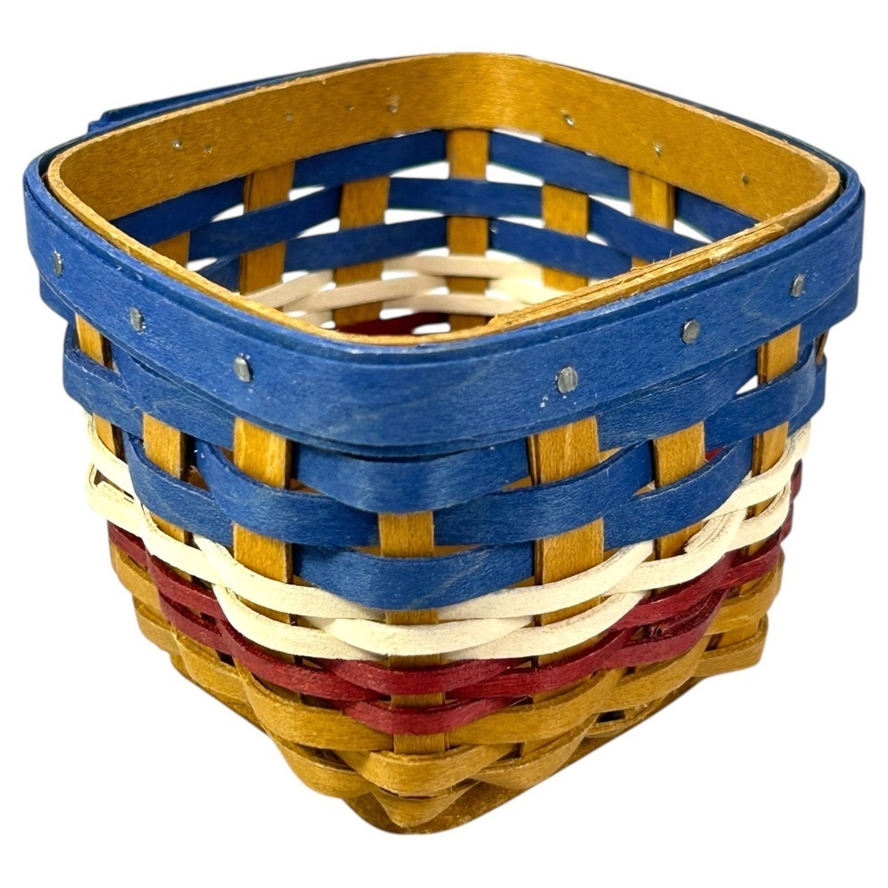 Longaberger American Celebrations SMALL WAVE Basket 2010 USA - Picture 6 of 9